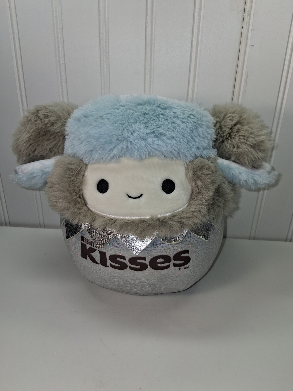 Squishmallows Lamb Plush - Light Blue & Gray